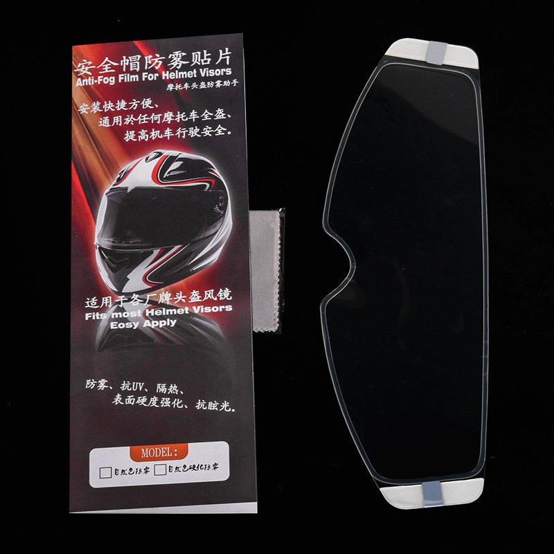Helmet Clear Pinlock Anti-Fog patch film Universal Motorcycle Helmet Lens Fog Resistant Films for K3 K4 AX8 LS2 HJC MT Helmets