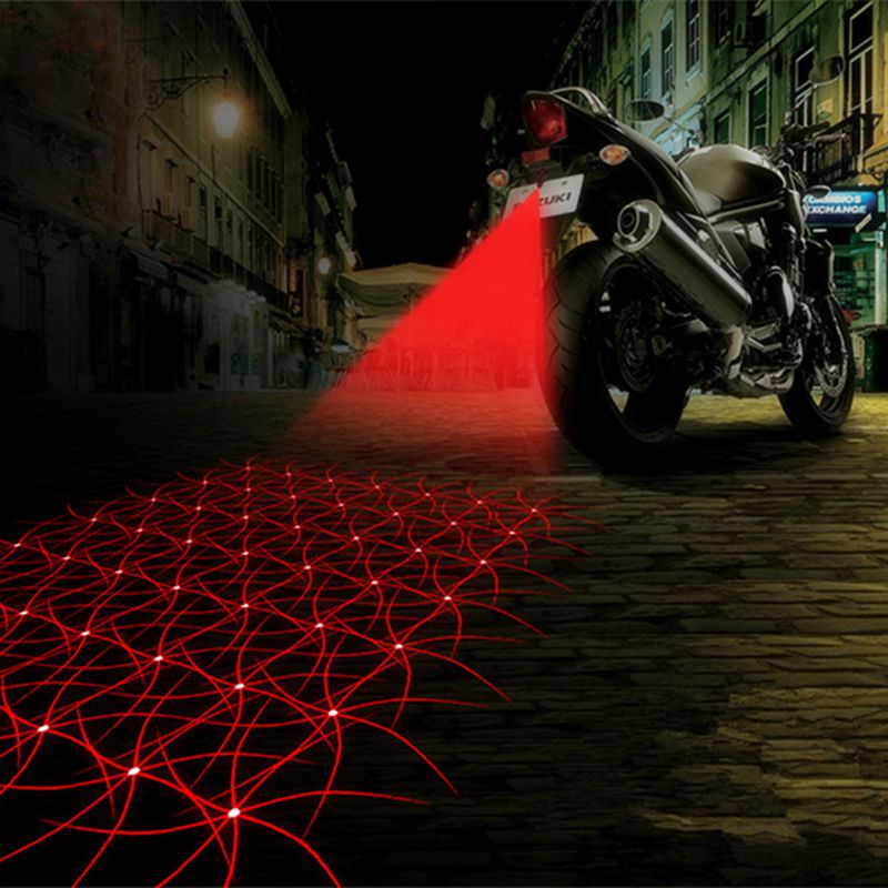 YOSOLO Rear Light Car Styling Driving Lights Car Fog Light Fog Light Laser Fog Anti-collision Motorcycle Decorative Light