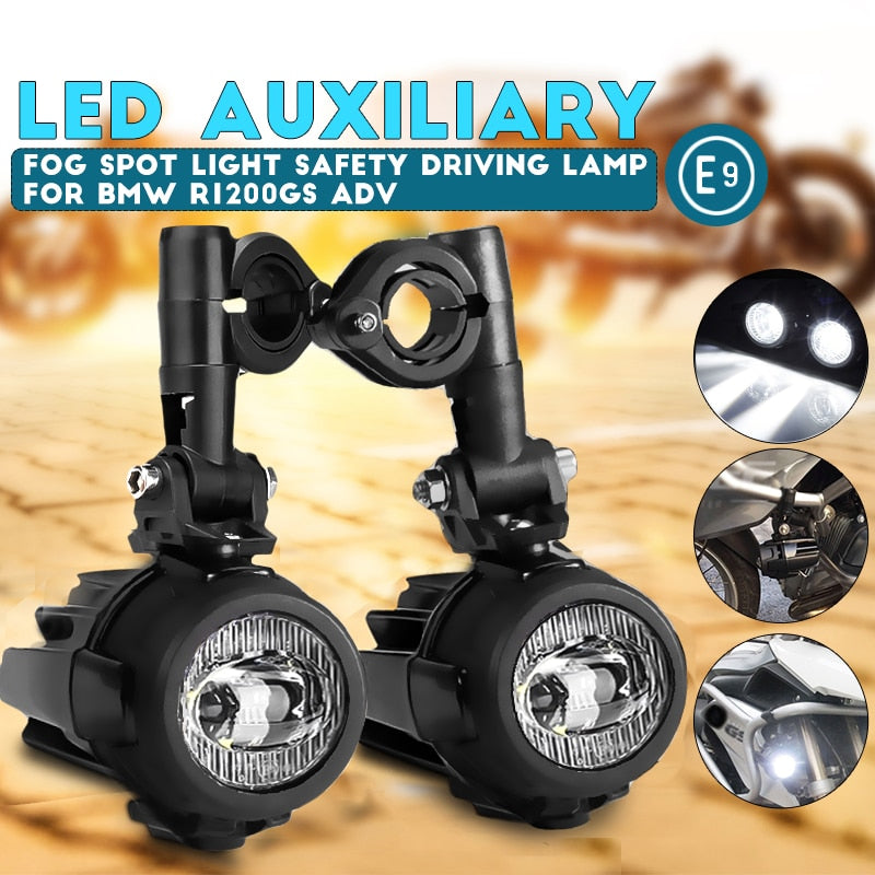 Motorcycle fog lights For BMW R1200GS ADV F800GS F700GS F650GS K1600 LED Auxiliary Fog Light Assemblie Driving Lamp 40W