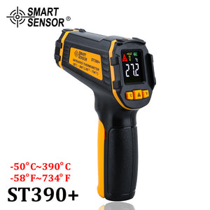Digital Non Contact Infrared Thermometer IR Aquarium Color LCD Display Laser Gun Pyrometer High Accuracy Temperature Tester