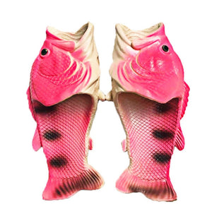 Funny Slippers Man Footwear Family House Shoes Men Large Size 33-47 Summer Beach Slippers Boys Unisex Fish Slippers Men 2020