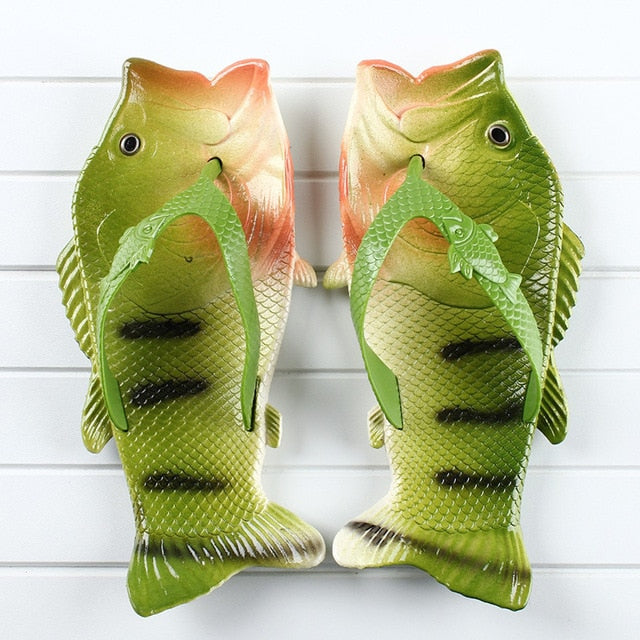 Funny Slippers Man Footwear Family House Shoes Men Large Size 33-47 Summer Beach Slippers Boys Unisex Fish Slippers Men 2020
