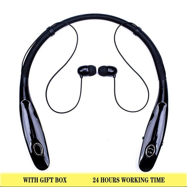 24 Hr  Wireless Headphones V5.0 Sports Earbud Neckband Stereo Bluetooth Earphone Headset with Mic for xiaomi all phone