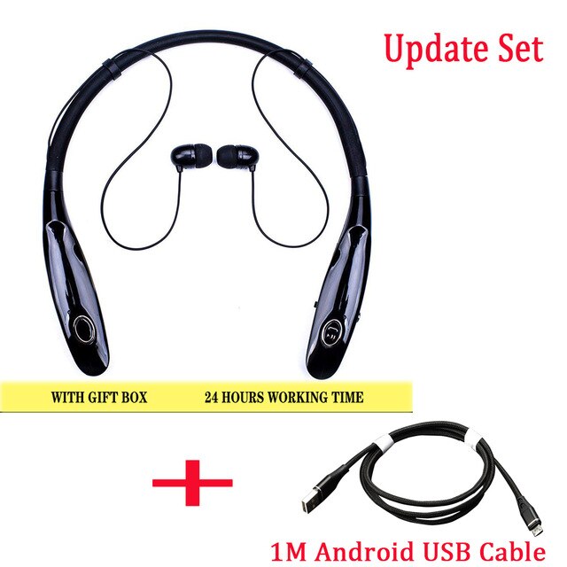 24 Hr  Wireless Headphones V5.0 Sports Earbud Neckband Stereo Bluetooth Earphone Headset with Mic for xiaomi all phone