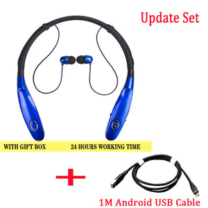 24 Hr  Wireless Headphones V5.0 Sports Earbud Neckband Stereo Bluetooth Earphone Headset with Mic for xiaomi all phone