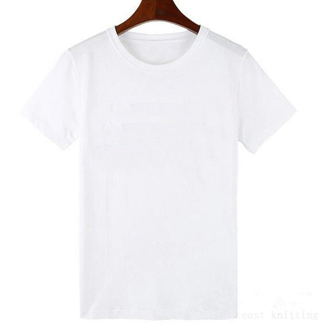 Vestido t-shirt Korean version solid color white style wild cute letter shirt printing series polyester short-sleeved dress coat