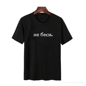Vestido t-shirt Korean version solid color white style wild cute letter shirt printing series polyester short-sleeved dress coat