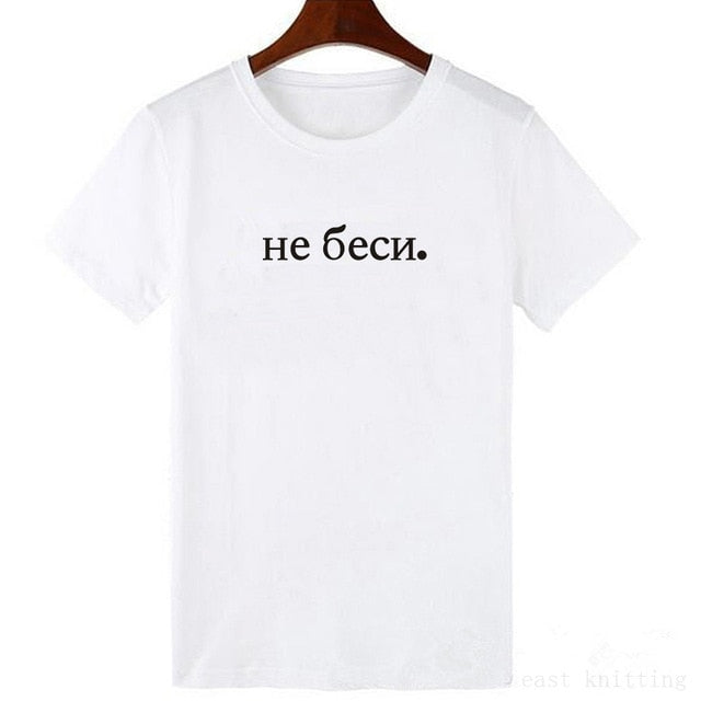 Vestido t-shirt Korean version solid color white style wild cute letter shirt printing series polyester short-sleeved dress coat