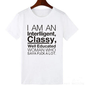 Vestido t-shirt Korean version solid color white style wild cute letter shirt printing series polyester short-sleeved dress coat