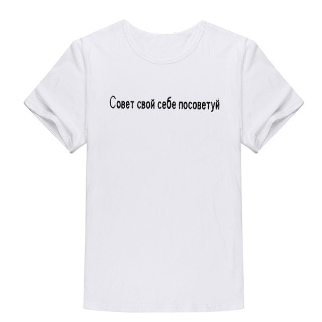 Vestido t-shirt Korean version solid color white style wild cute letter shirt printing series polyester short-sleeved dress coat