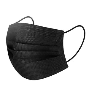 1Pc Disposable Non-Woven Black Face Mouth Mask 3 Layer Anti-Dust Surgical M89F