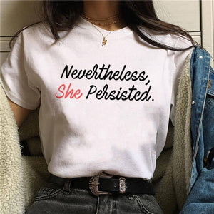 Feminists Harajuku T Shirt Women Feminism GRL PWR Ullzang T-shirt Girl Power 90s Graphic Tshirt Grunge Aesthetic Top Tees Female