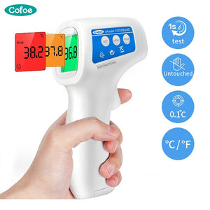 Cofoe Non-contact body thermometer Forehead Digital Infrared Thermometer Portable Non-contact Termometro Baby/Adult Temperature