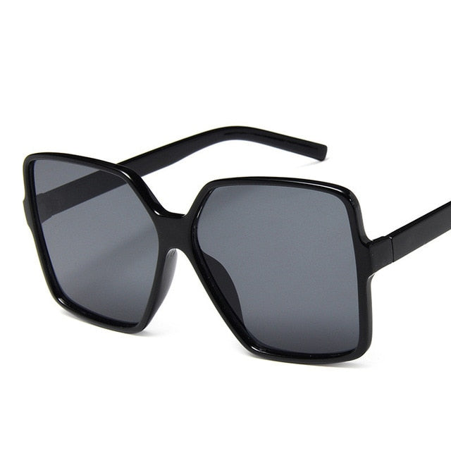 Higody Fashion Women Oversize Sunglasses Gradient Plastic Brand Designer  Female Sun Glasses Uv400