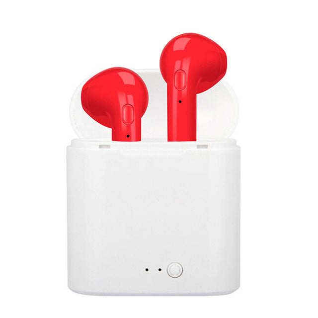 i7s Tws Bluetooth Earphones Earbuds Handsfree in Ear Headset Wireless Earphones with Charging Box Mic For All Smartphones