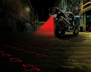 YOSOLO Rear Light Car Styling Driving Lights Car Fog Light Fog Light Laser Fog Anti-collision Motorcycle Decorative Light