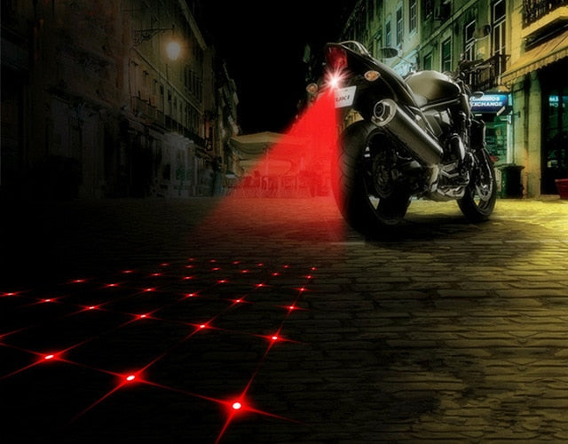 YOSOLO Rear Light Car Styling Driving Lights Car Fog Light Fog Light Laser Fog Anti-collision Motorcycle Decorative Light