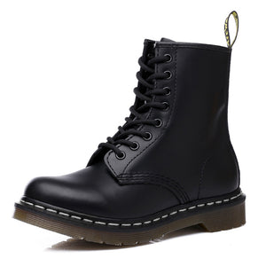 Yellow Threads Doc Men Shoes Mens Winter Warm Boots Martins Man Leather Ankle Boot Cowboy Waterproof Motorcycle Casual Men Boots