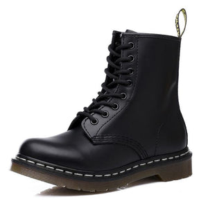 Yellow Threads Doc Men Shoes Mens Winter Warm Boots Martins Man Leather Ankle Boot Cowboy Waterproof Motorcycle Casual Men Boots