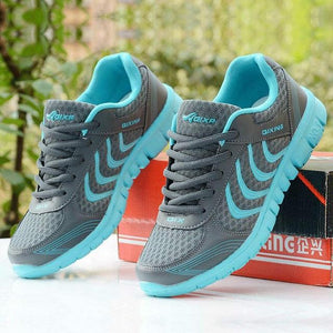 Zapatos de mujer Zapatillas de deporte 2019 de moda de verano transpirable luz zapatos de malla para mujer entrega rápida tenis Femenino zapatos casuales de las mujeres