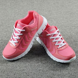 Zapatos de mujer Zapatillas de deporte 2019 de moda de verano transpirable luz zapatos de malla para mujer entrega rápida tenis Femenino zapatos casuales de las mujeres