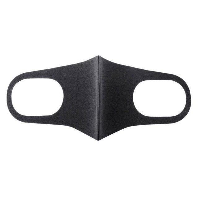 Nano-polyurethane Black Mouth Mask Anti Dust Mask Activated Carbon Windproof Mouth-muffle Bacteria Proof Flu Face Masks