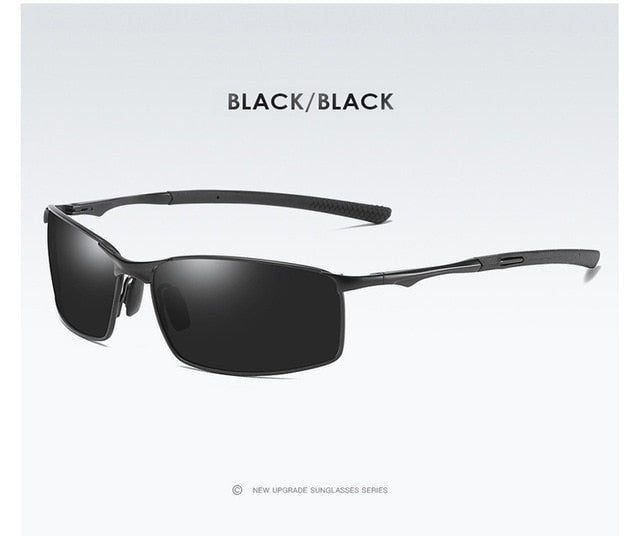 Aoron 2019 hommes lunettes de soleil polarisées pour le sport, lunettes de soleil de conduite en plein air hommes, lunettes de soleil à monture métallique gafas de sol hombre
