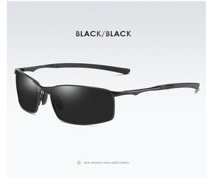 Aoron 2019 hommes lunettes de soleil polarisées pour le sport, lunettes de soleil de conduite en plein air hommes, lunettes de soleil à monture métallique gafas de sol hombre