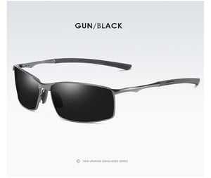 Aoron 2019 hommes lunettes de soleil polarisées pour le sport, lunettes de soleil de conduite en plein air hommes, lunettes de soleil à monture métallique gafas de sol hombre