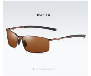 Aoron 2019 hommes lunettes de soleil polarisées pour le sport, lunettes de soleil de conduite en plein air hommes, lunettes de soleil à monture métallique gafas de sol hombre