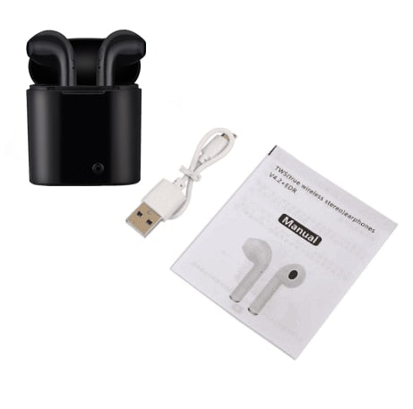 Bluetooth Earphones I7s TWS Sports Fitness Wireless Headsets Stereo Wireless Bluetooth Earphone With Charging Box for All Phone