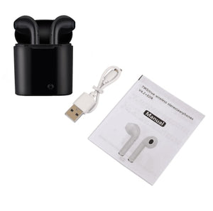Bluetooth Earphones I7s TWS Sports Fitness Wireless Headsets Stereo Wireless Bluetooth Earphone With Charging Box for All Phone