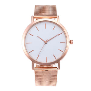 Mode femmes montres Simple romantique or Rose montre femmes montre-bracelet dames montre relogio feminino reloj mujer livraison directe