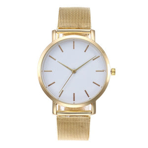 Mode femmes montres Simple romantique or Rose montre femmes montre-bracelet dames montre relogio feminino reloj mujer livraison directe