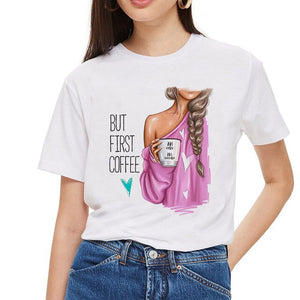 SexeMara Super maman T-shirt femmes mère amour imprimé blanc T-shirt Harajuku maman T-shirt Vogue hauts T-shirt Femme Vogue été