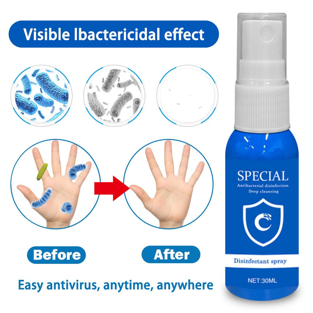 30ml hand santizer antibacterial disinfection spray non alcohol safe and harmless Quick-drying Hands Disinfectant Gel Disposable