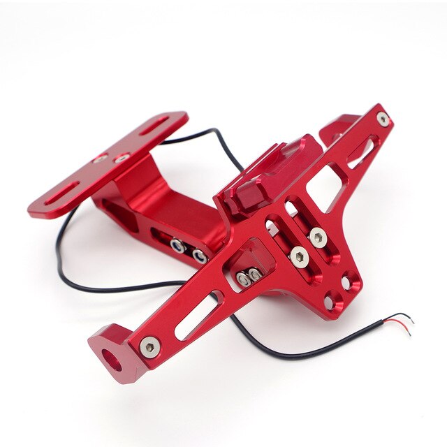 CNC Licence Plate Holder Motorcycle Accessories For ns200 jeep tj toyota hiace 200 cb 500f benelli tnt 600 porte plaque frame