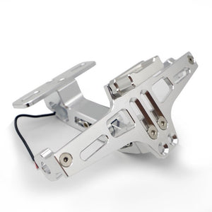 CNC Licence Plate Holder Motorcycle Accessories For ns200 jeep tj toyota hiace 200 cb 500f benelli tnt 600 porte plaque frame