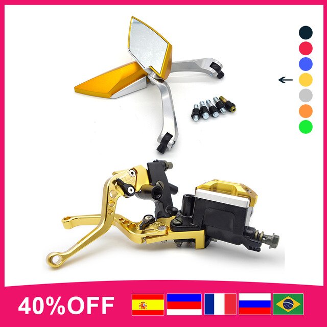 22mm Motorcycle cnc Brake Clutch Pump Lever Moto Hydraulic Master Cylinder for yamaha yz450f tmax 500 pulsar ns200 nmax 155