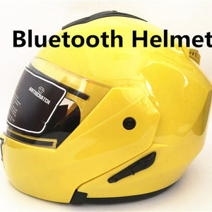 Bluetooth Flip Up Racing helmet Modular Dual lens Motorcycle Helmet full face Safe helmets Casco capacete casque moto S M L XL