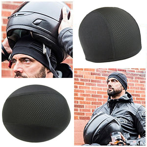 Running Skiing Motorcycle Cap Moisture Wicking Cooling Sunscreen Helmet Inner Liner Beanie Warm Windproof Motorcycle Hats