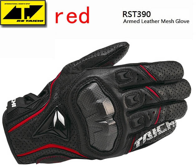 Hot sales Newest rs 390 Motorcycle locomotive electric car gloves, genuine leather anti fall gloves