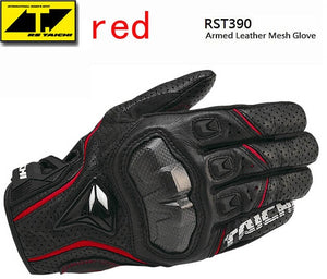 Hot sales Newest rs 390 Motorcycle locomotive electric car gloves, genuine leather anti fall gloves